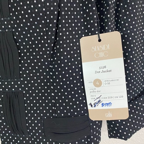 New CAbi Dot Jacket Style 5159 Size 4 - Picture 6 of 8